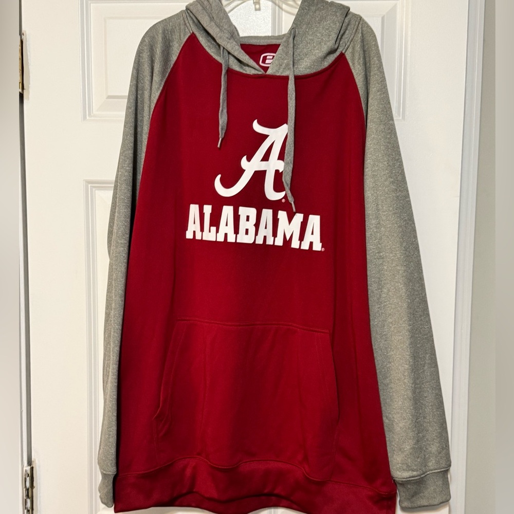 NWOT Mens E5 Alabama University Crimson Tide NCAA Pullover Hoodie Sweatshirt 2XL